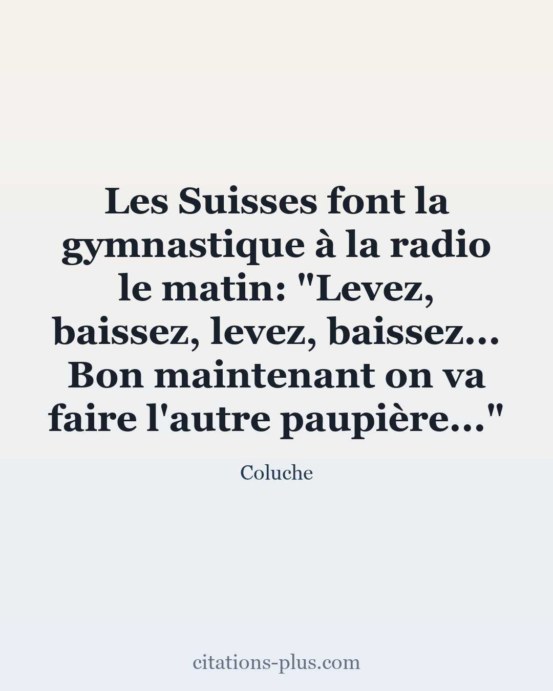 Carte Premium clair — Coluche