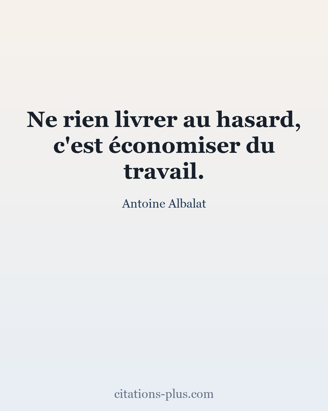 Carte Premium clair — Antoine Albalat