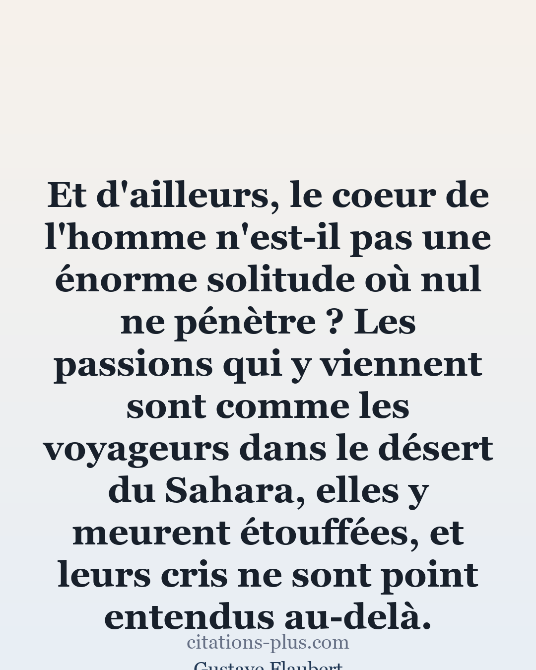 Carte Premium clair — Gustave Flaubert