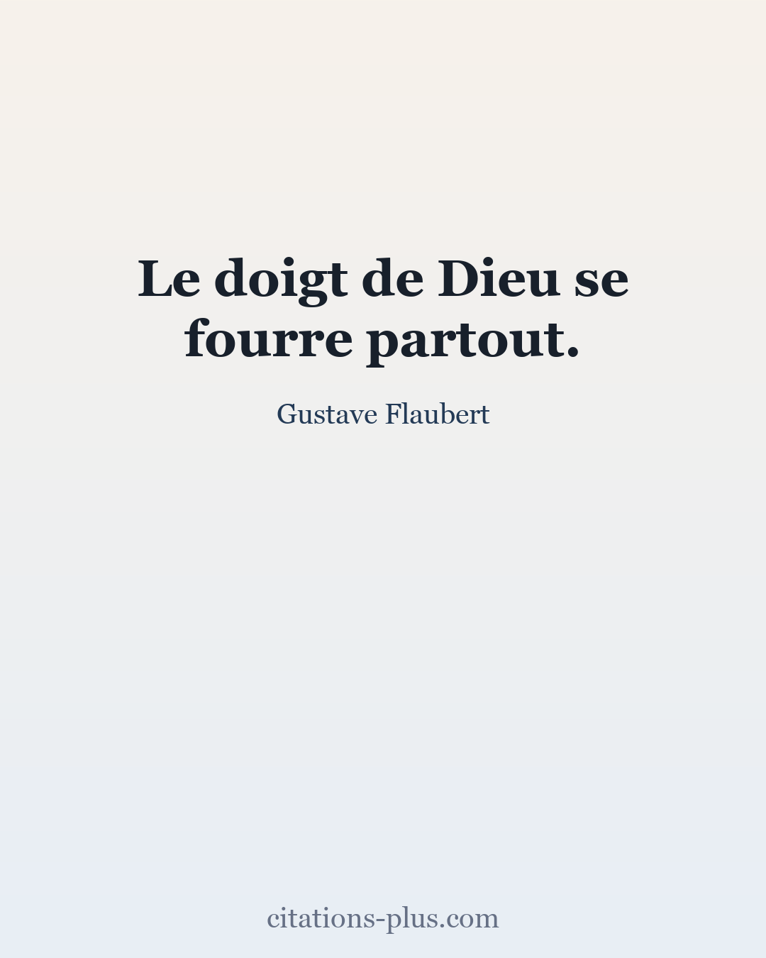 Carte Premium clair — Gustave Flaubert