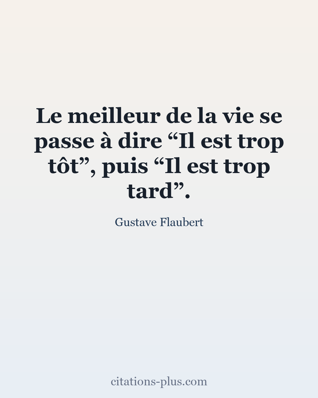 Carte Premium clair — Gustave Flaubert