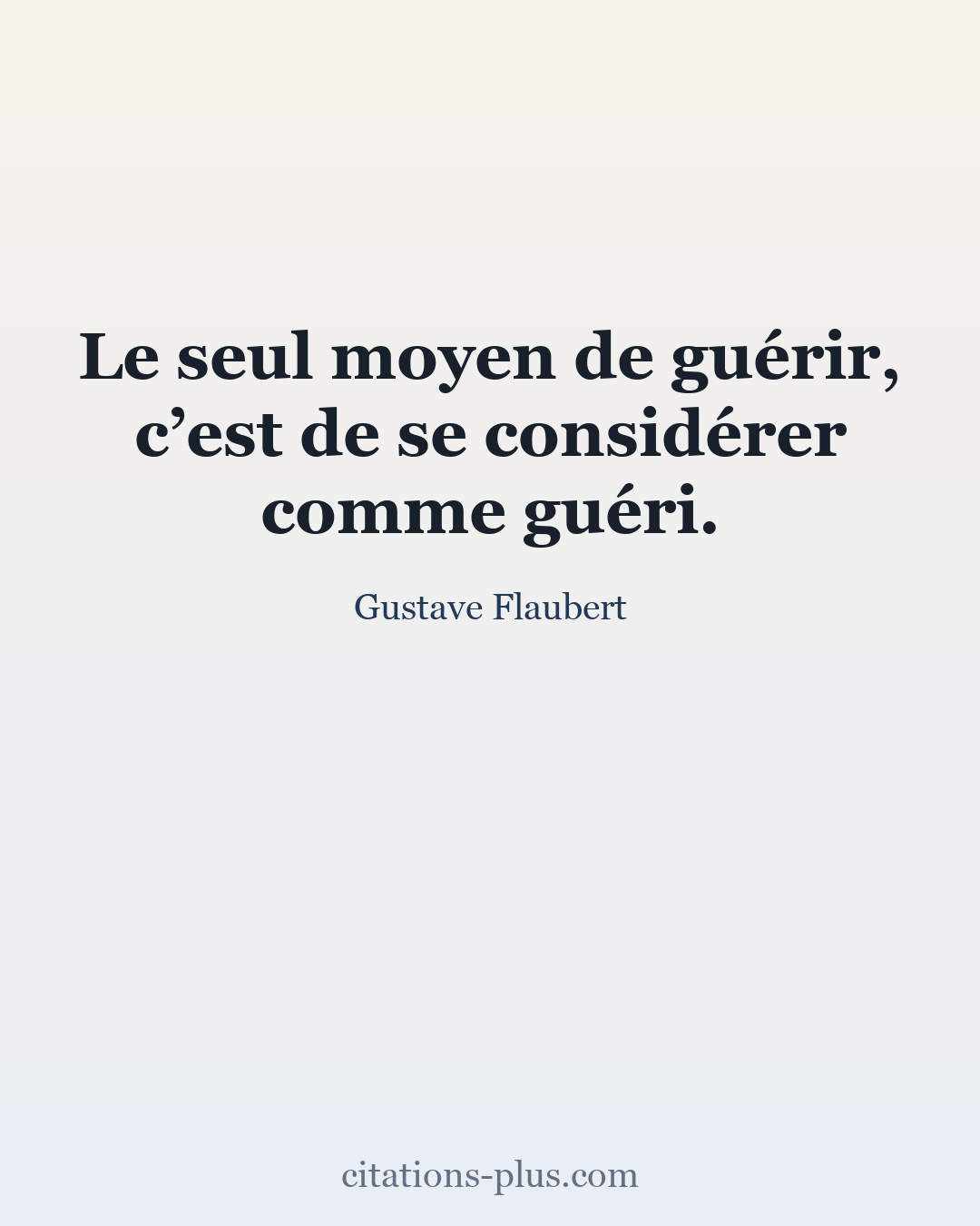 Carte Premium clair — Gustave Flaubert
