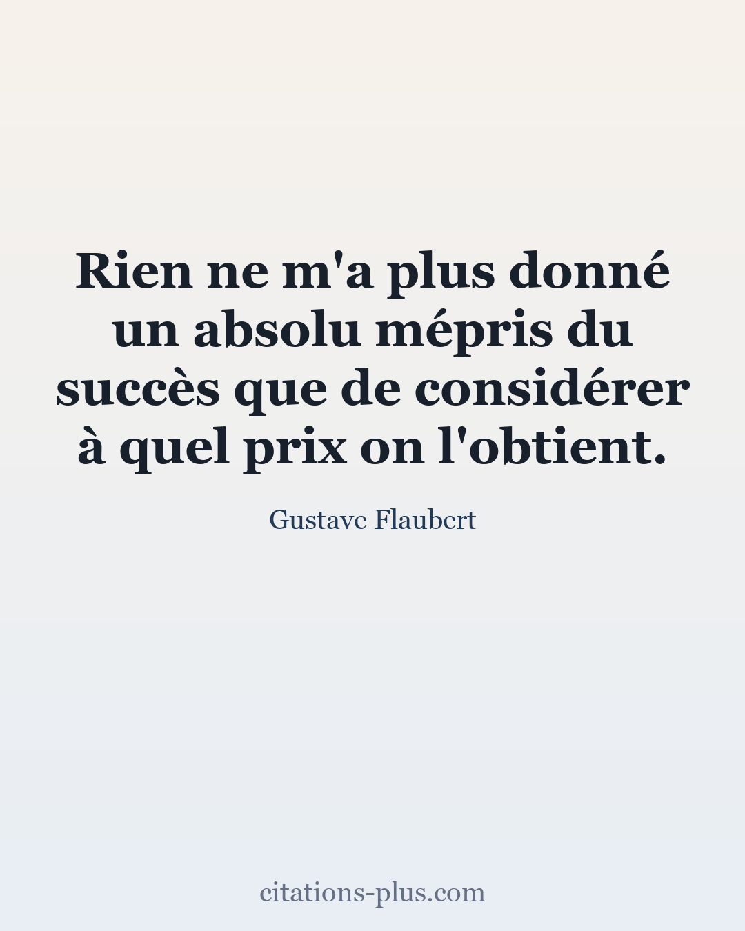 Carte Premium clair — Gustave Flaubert