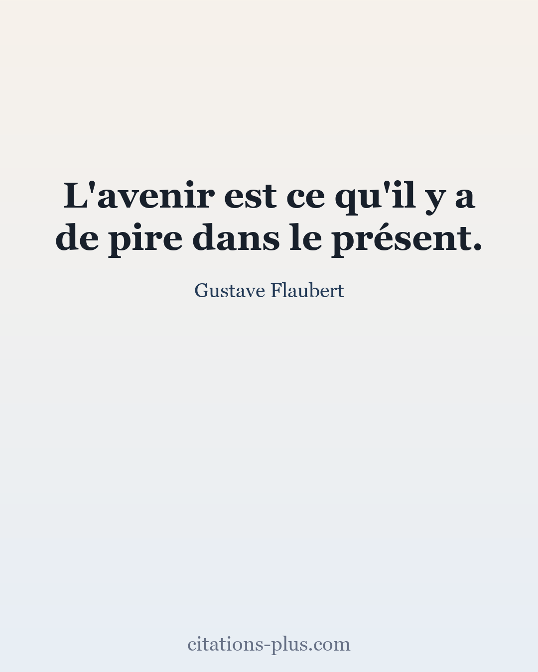 Carte Premium clair — Gustave Flaubert
