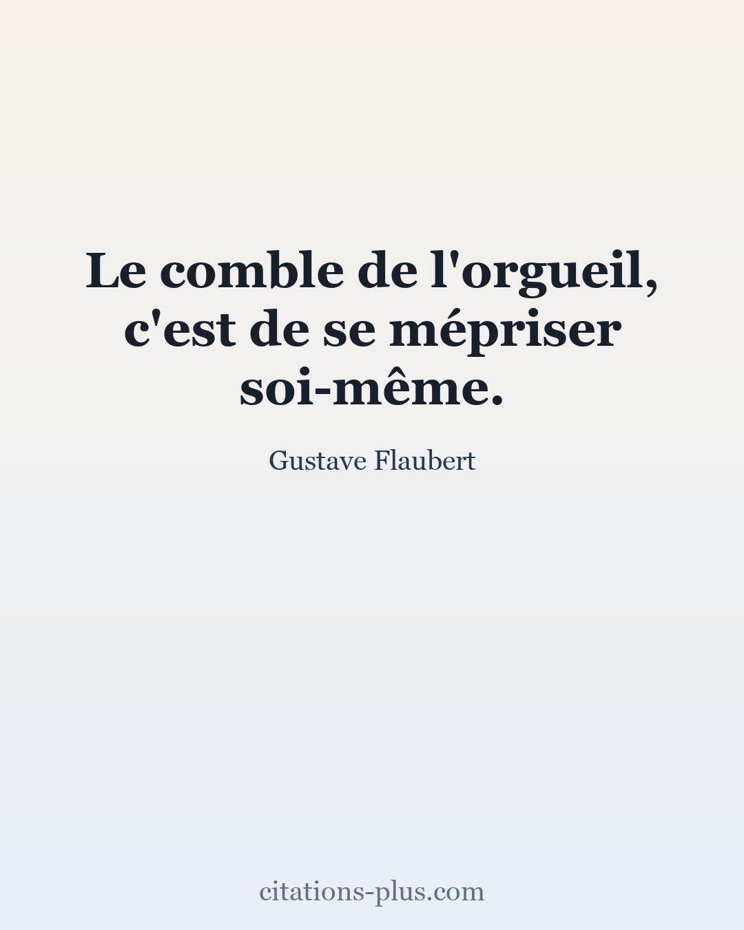 Carte Premium clair — Gustave Flaubert