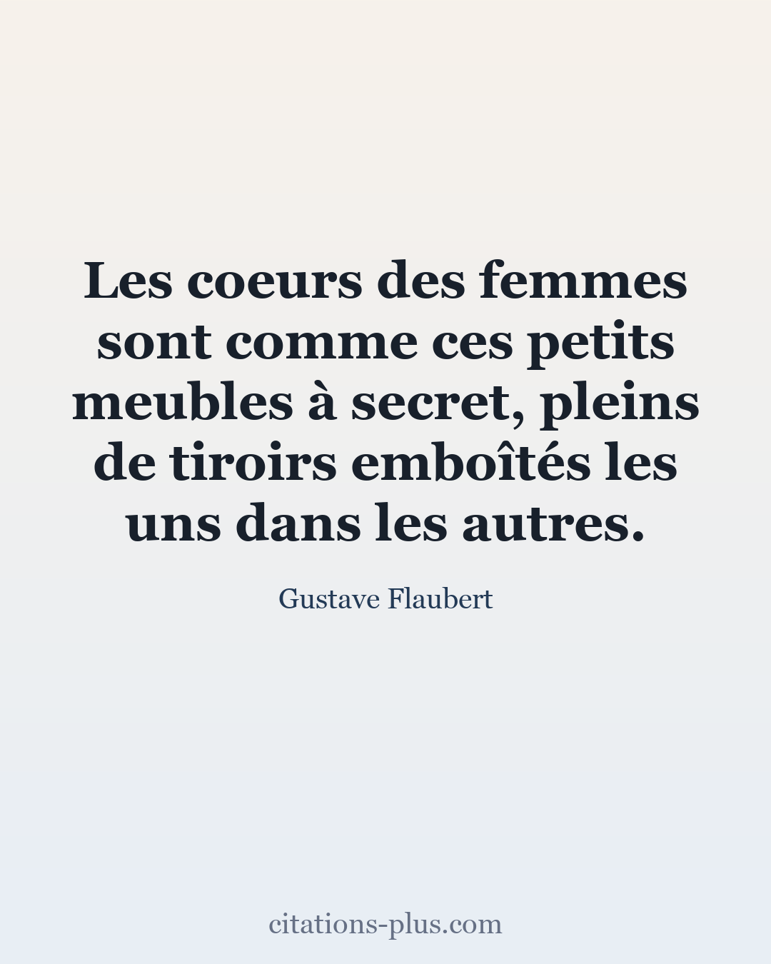 Carte Premium clair — Gustave Flaubert