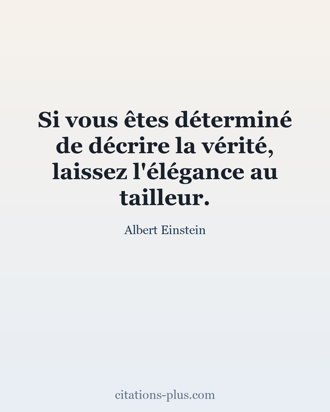 Carte Premium clair — Albert Einstein