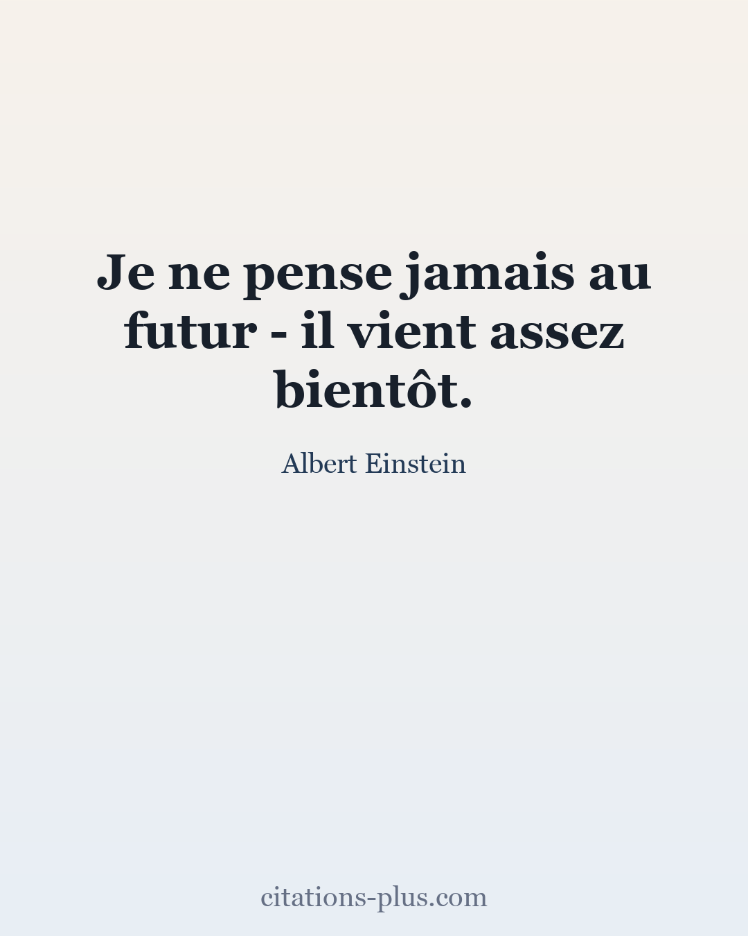 Carte Premium clair — Albert Einstein