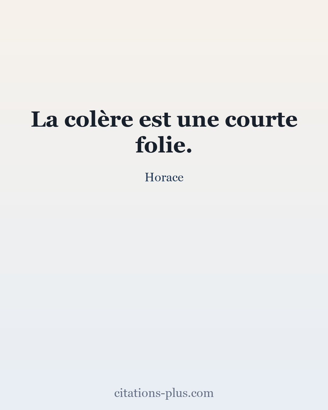 Carte Premium clair — Horace