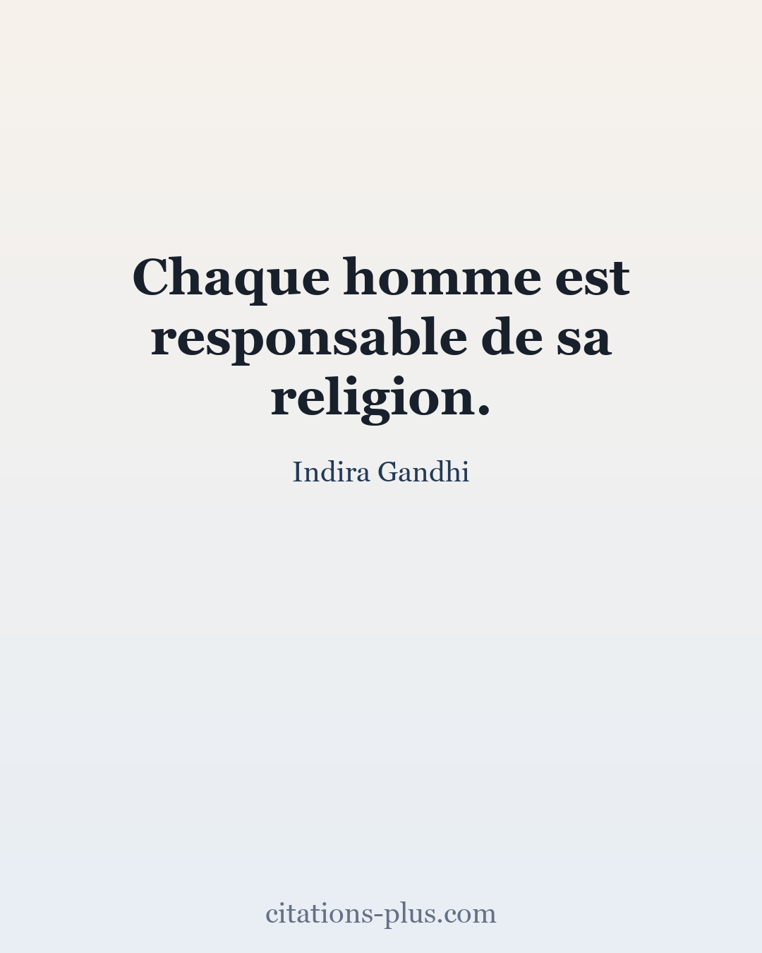 Carte Premium clair — Gandhi