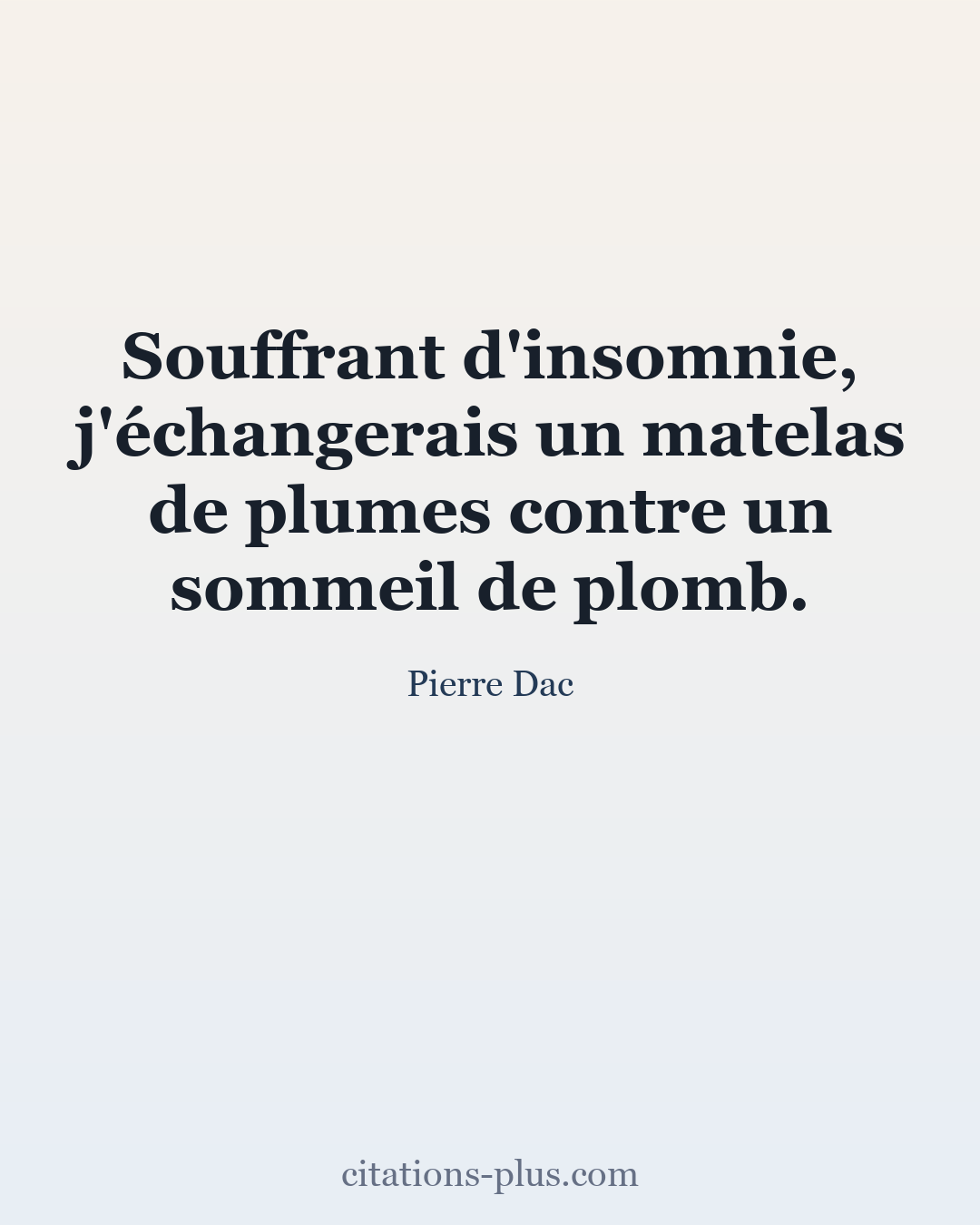 Carte Premium clair — Pierre Dac