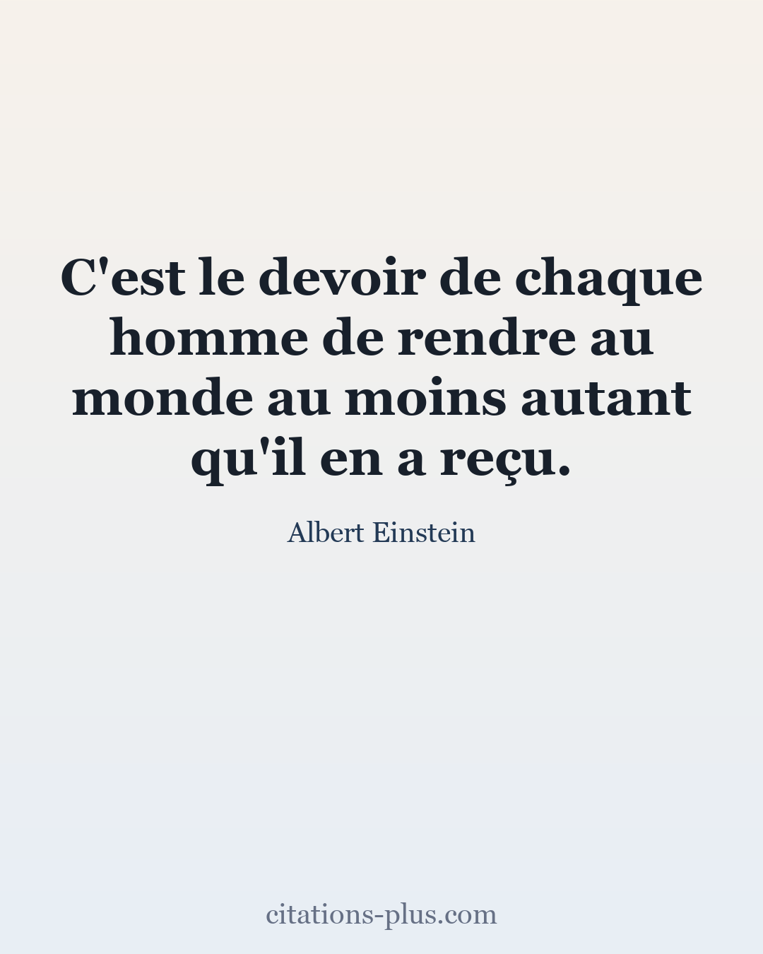 Carte Premium clair — Albert Einstein
