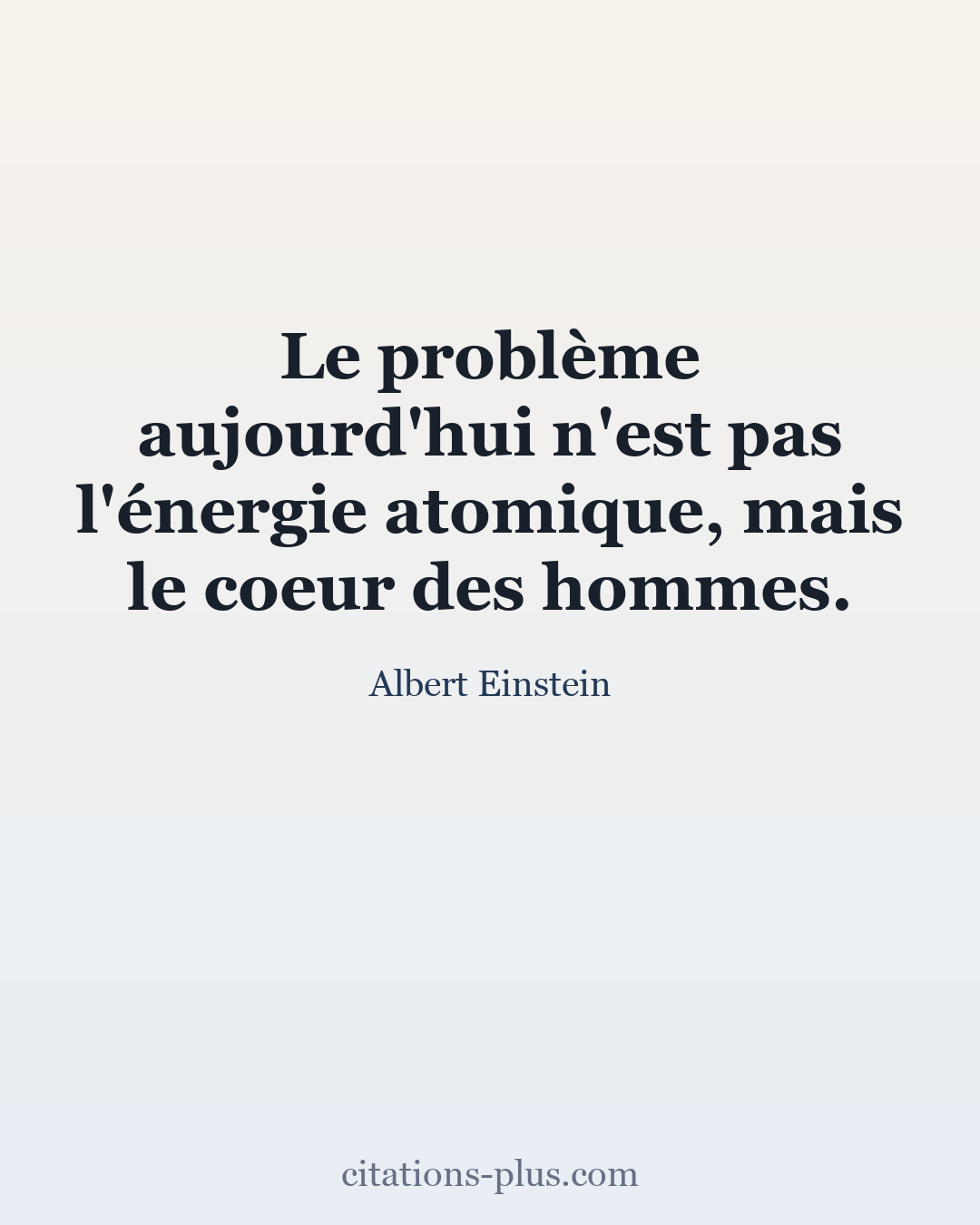Carte Premium clair — Albert Einstein