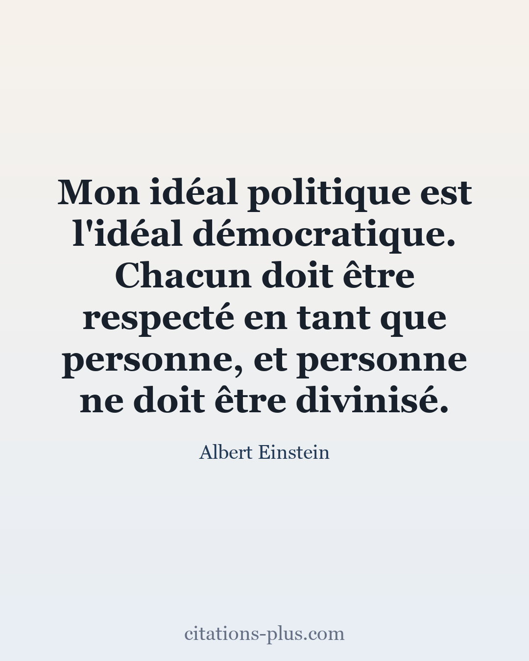 Carte Premium clair — Albert Einstein