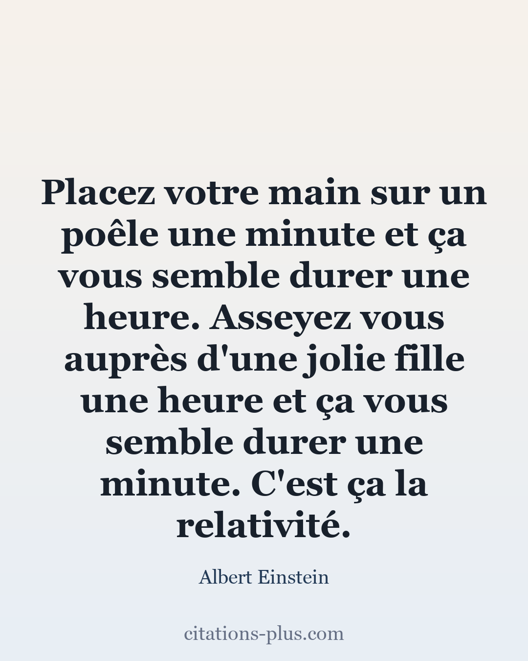 Carte Premium clair — Albert Einstein