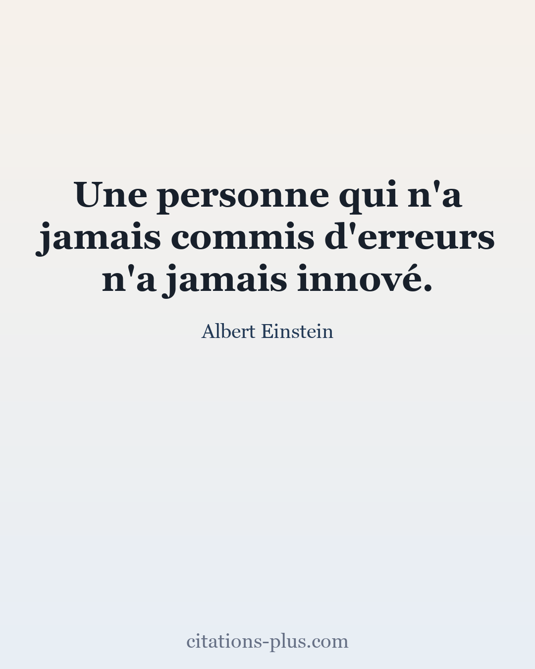 Carte Premium clair — Albert Einstein