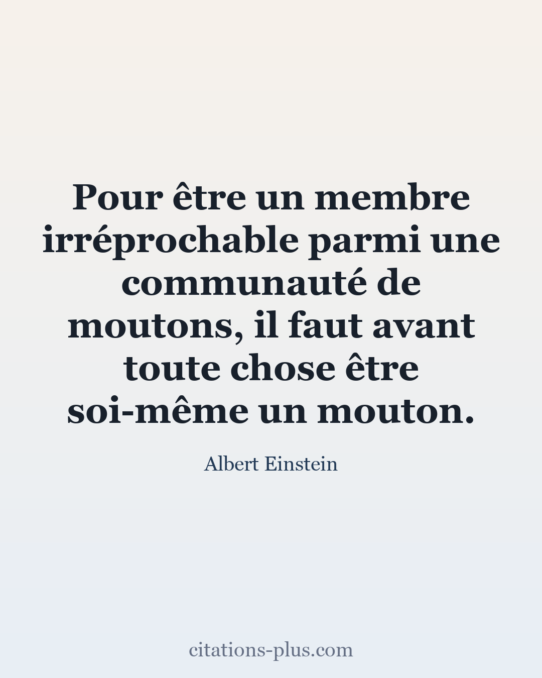 Carte Premium clair — Albert Einstein