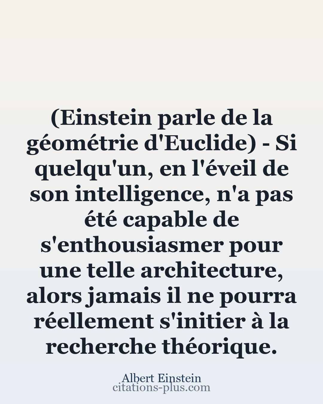Carte Premium clair — Albert Einstein