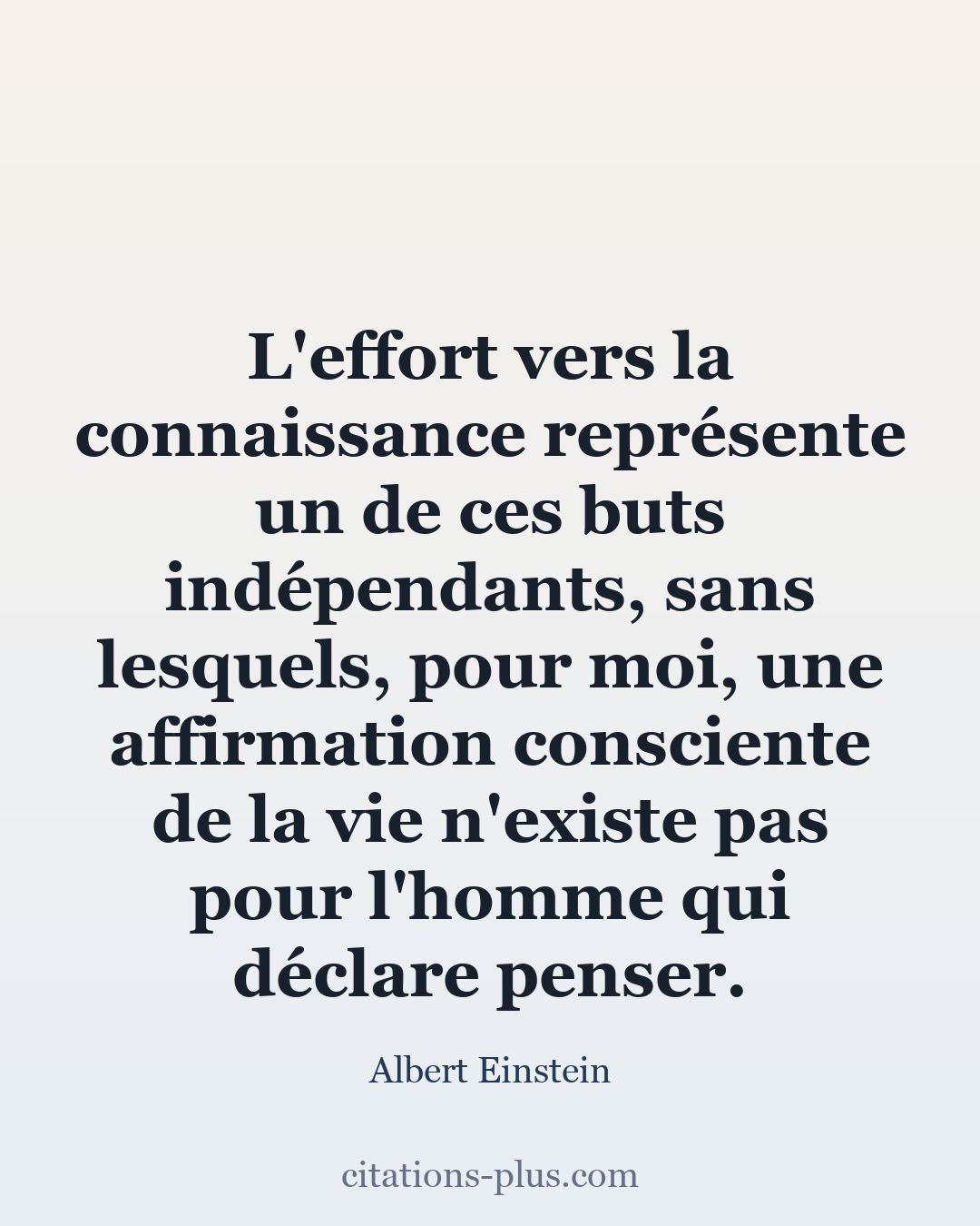 Carte Premium clair — Albert Einstein