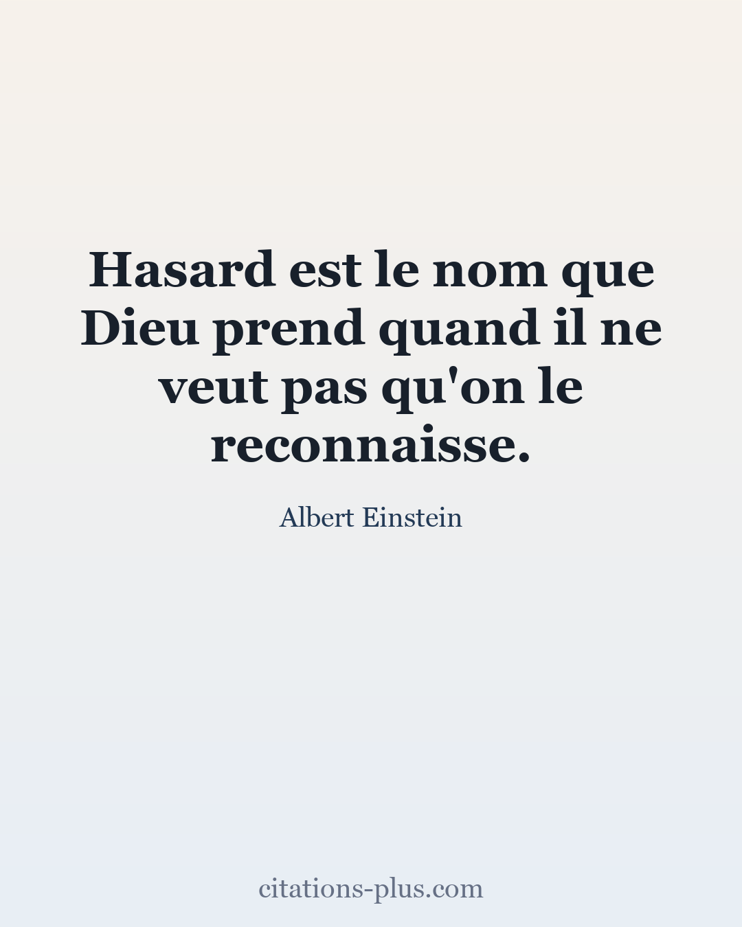 Carte Premium clair — Albert Einstein