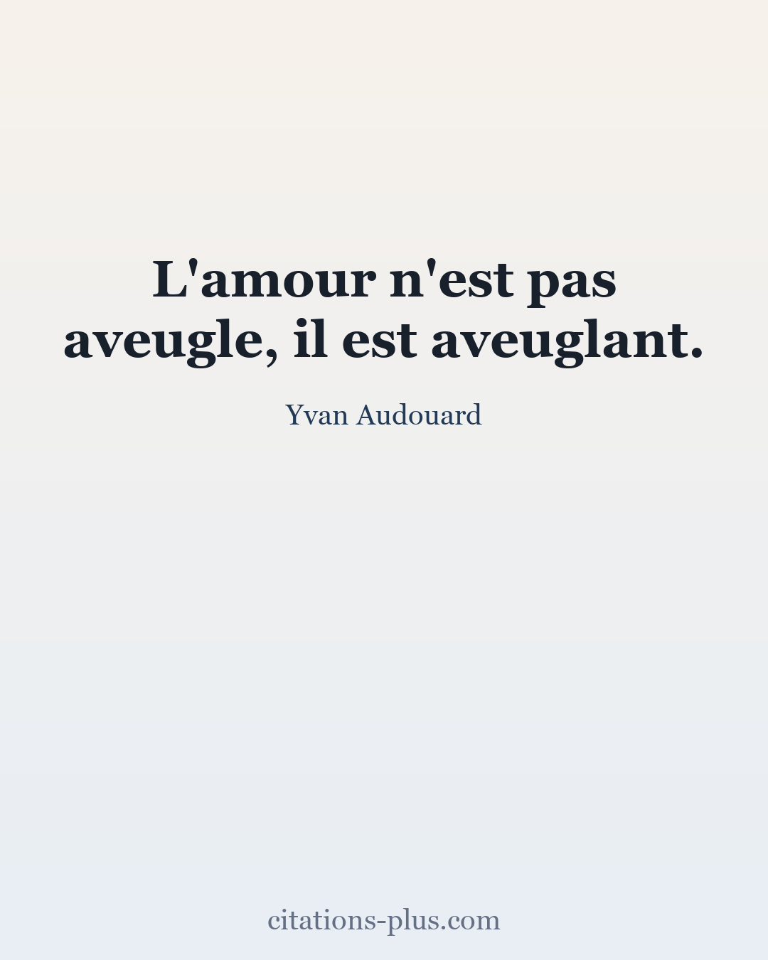 Carte Premium clair — Yvan Audouard