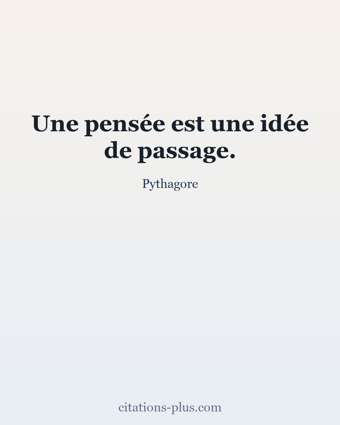 Carte Premium clair — Pythagore