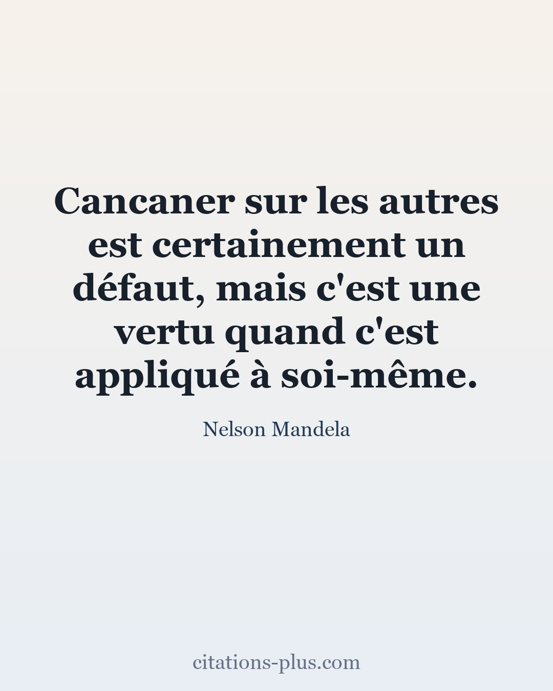 Carte Premium clair — Nelson Mandela