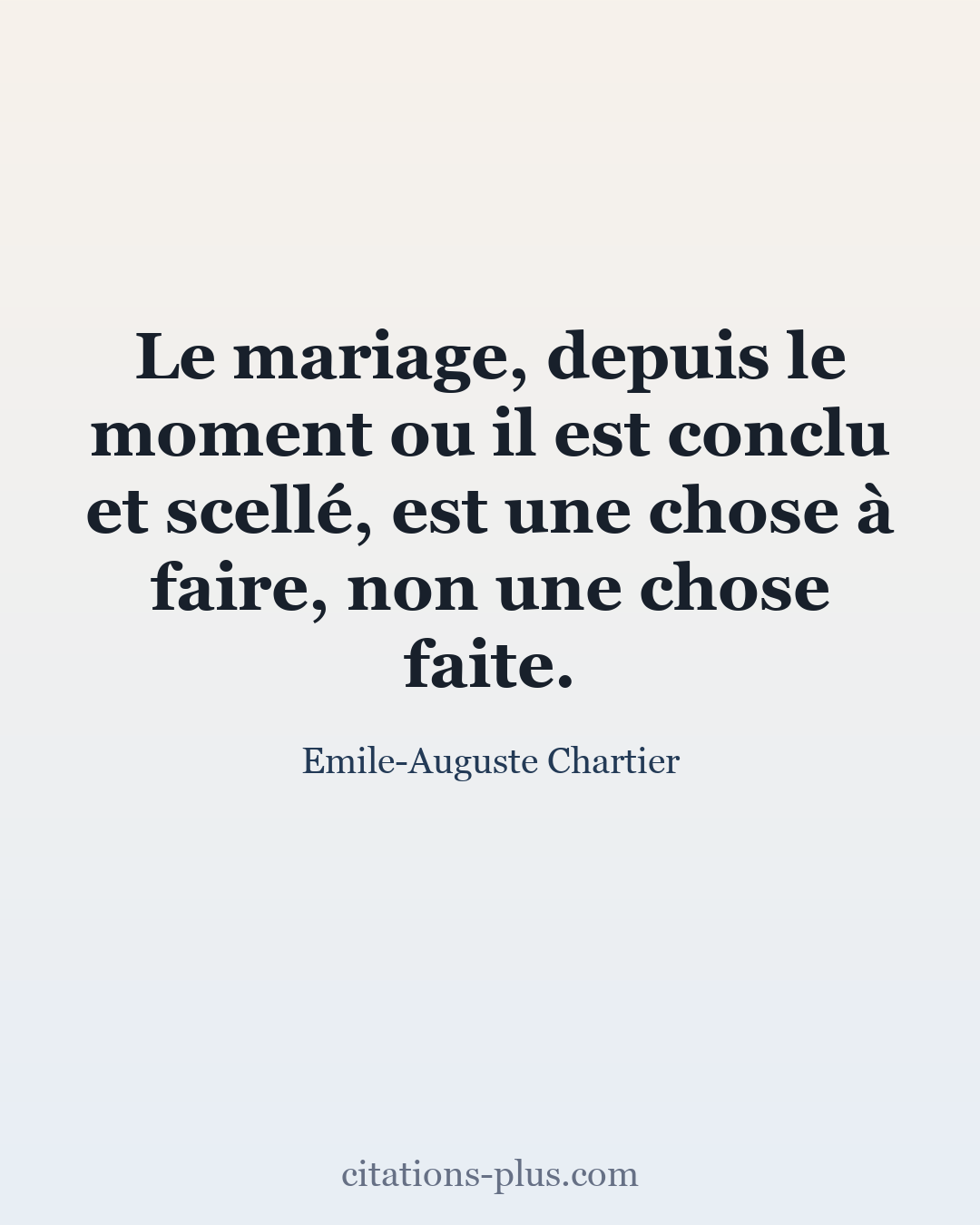 Carte Premium clair — Emile-Auguste Chartier