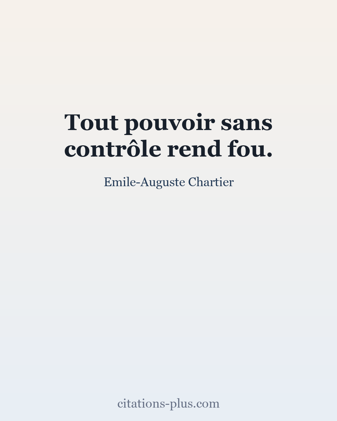 Carte Premium clair — Emile-Auguste Chartier
