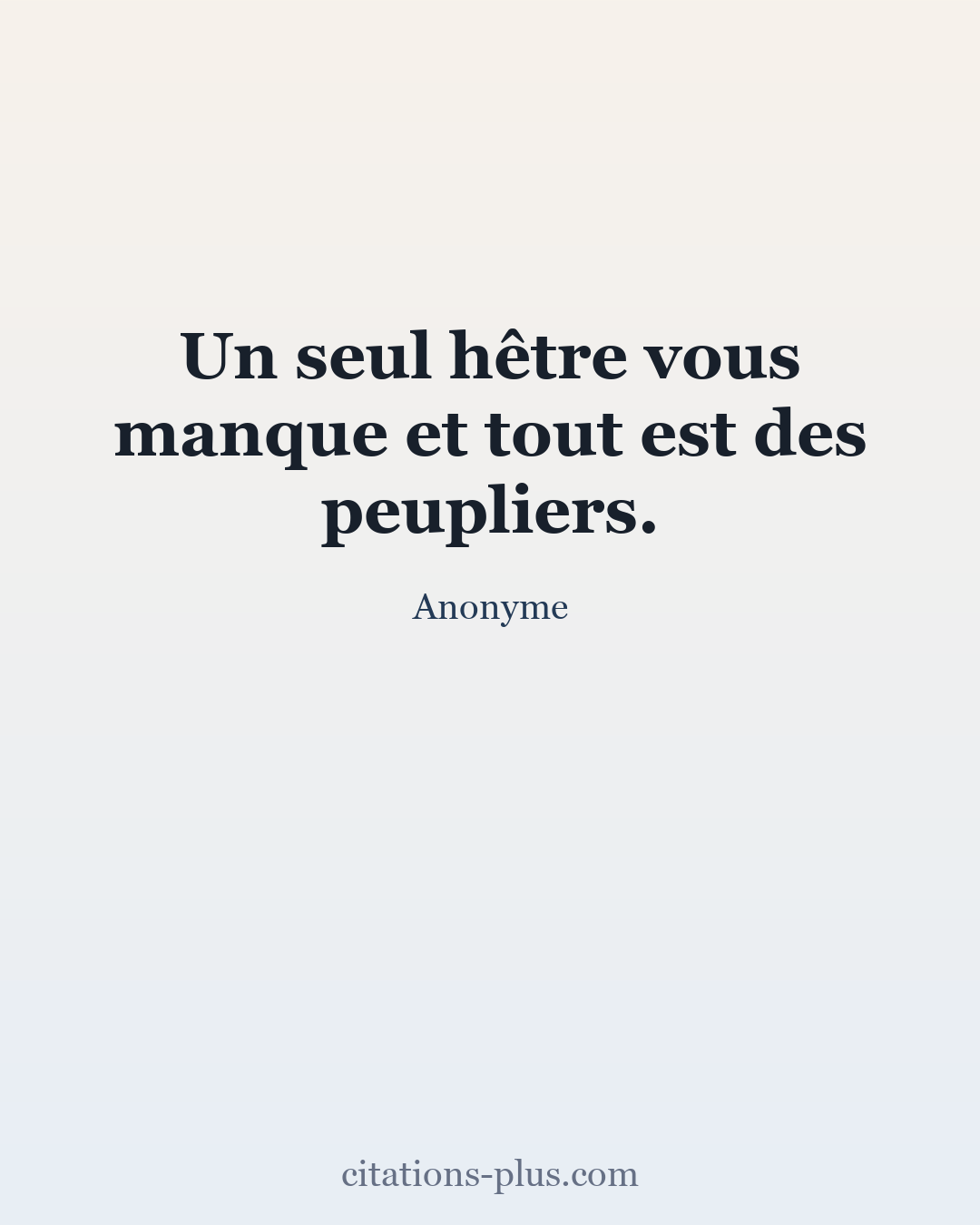 Carte Premium clair — Anonyme