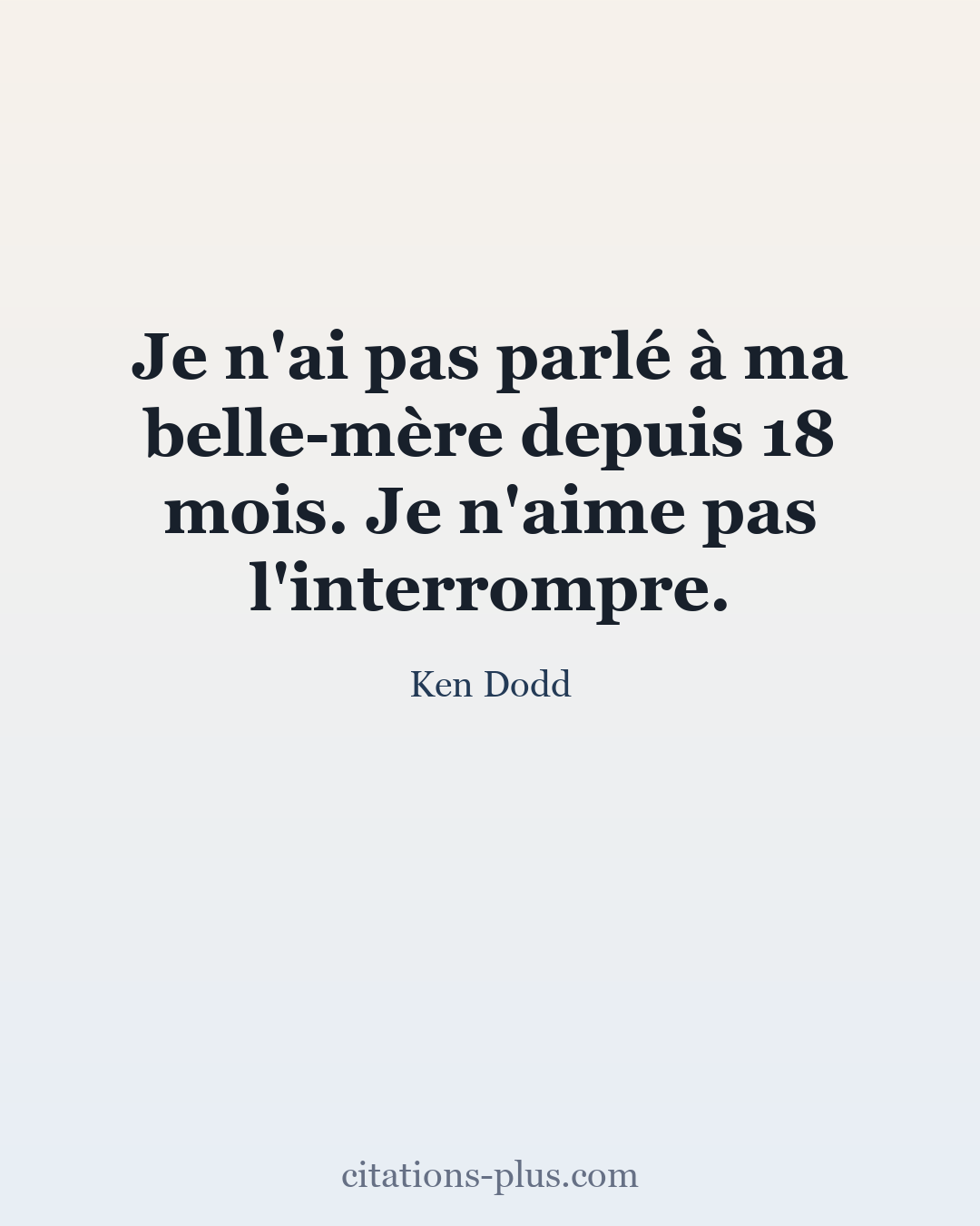 Carte Premium clair — Ken Dodd