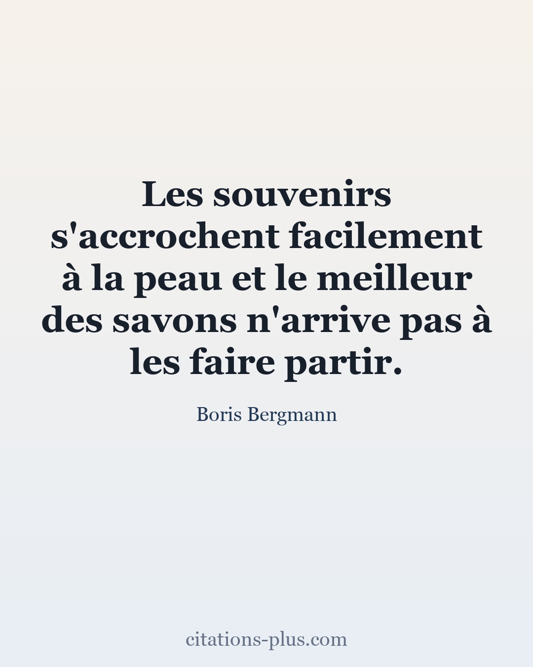 Carte Premium clair — Boris Bergmann