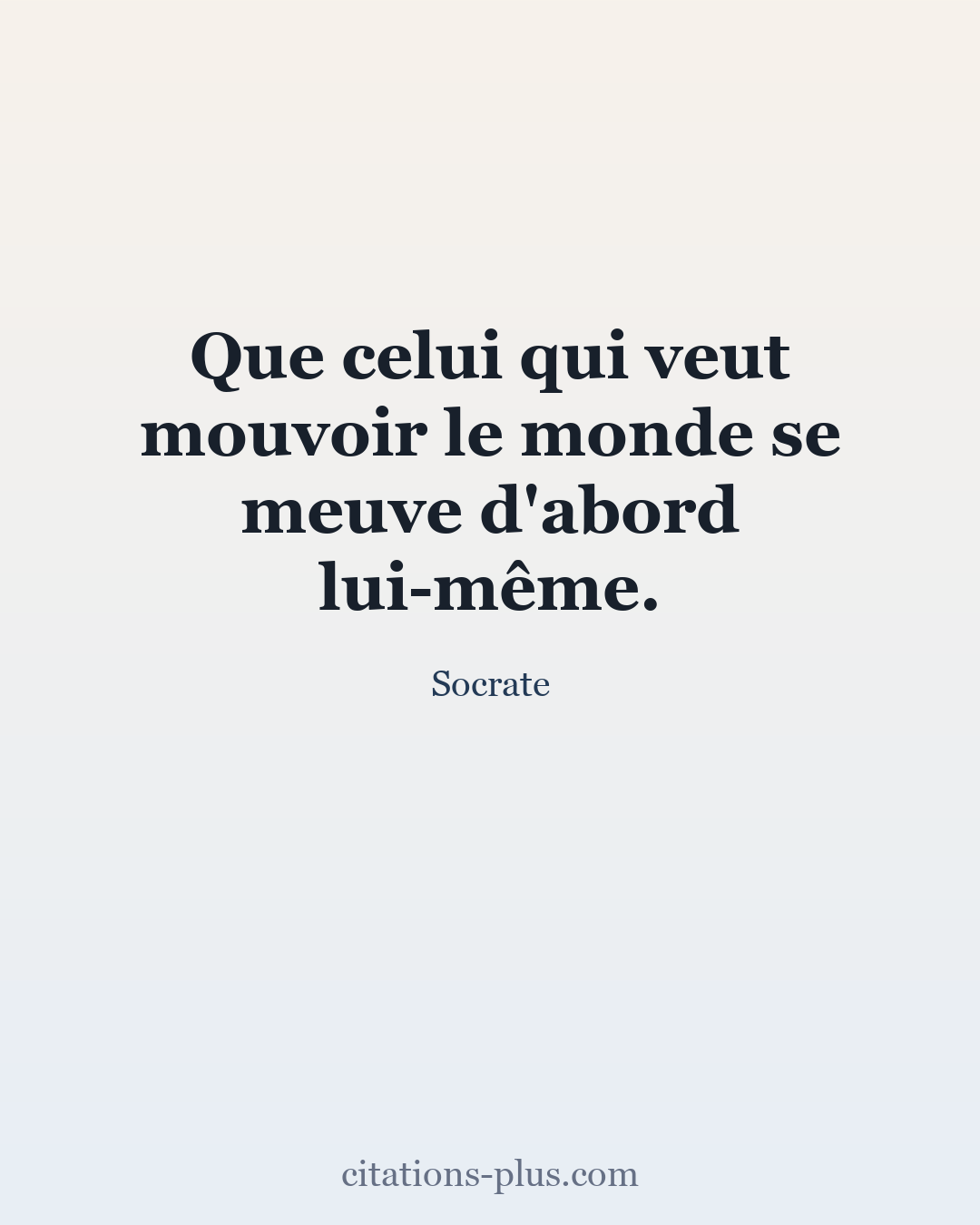 Carte Premium clair — Socrate