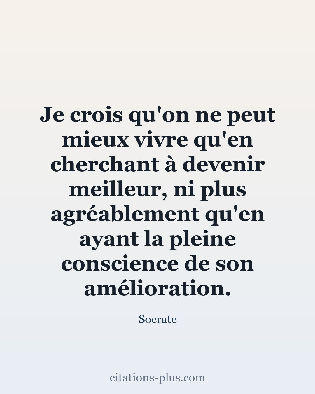 Carte Premium clair — Socrate