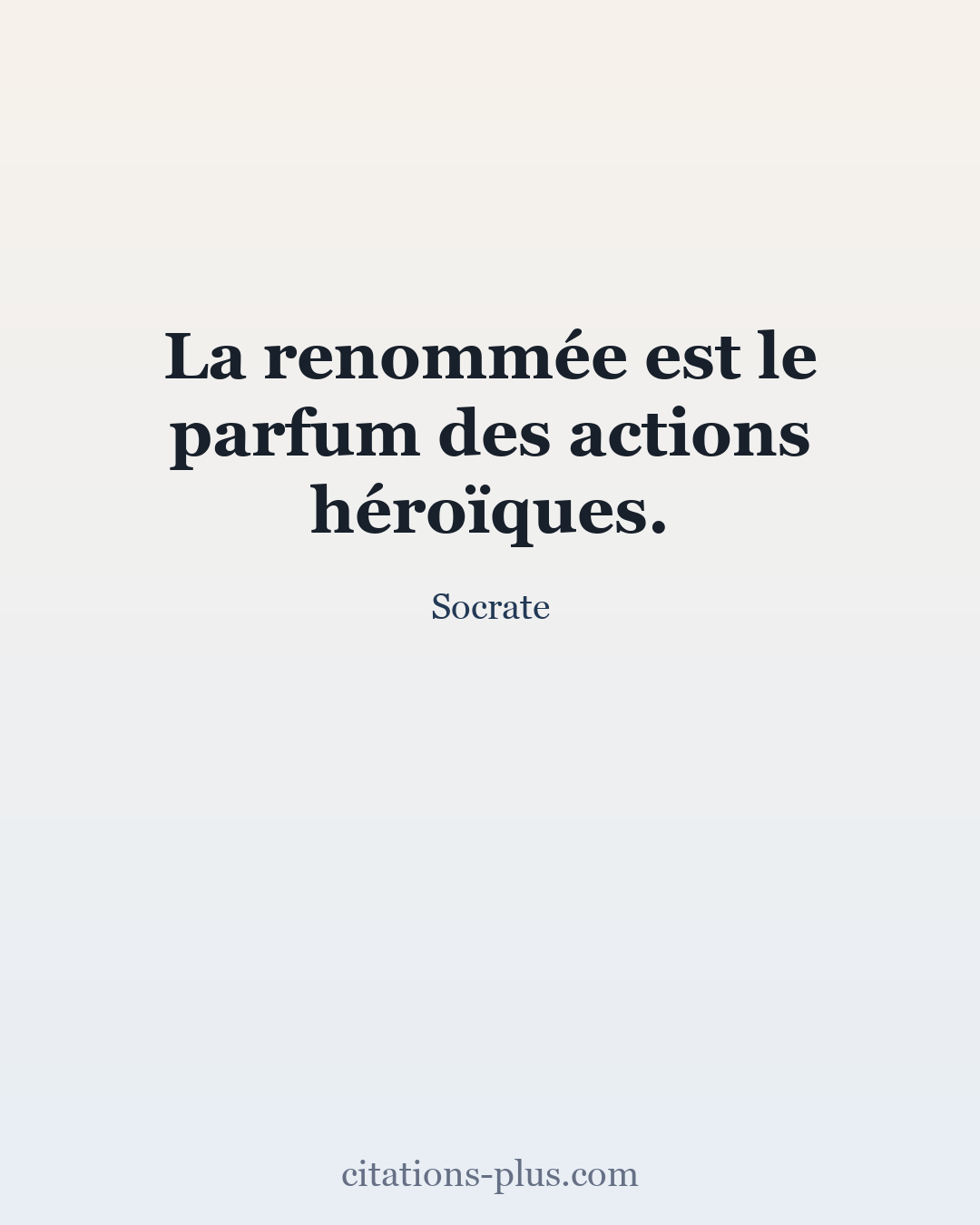 Carte Premium clair — Socrate