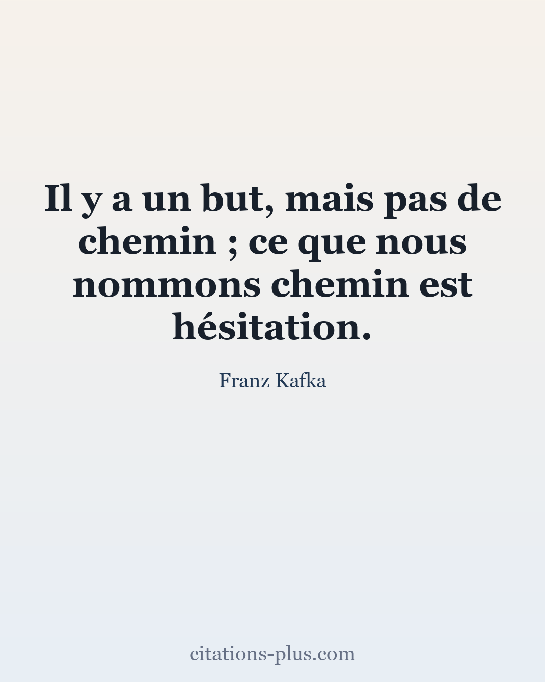 Carte Premium clair — Franz Kafka