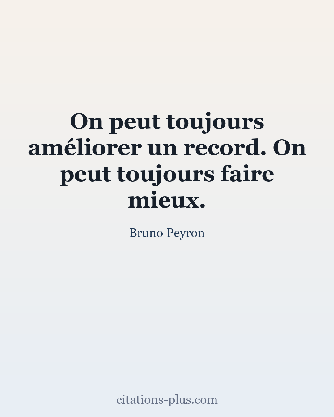 Carte Premium clair — Bruno Peyron