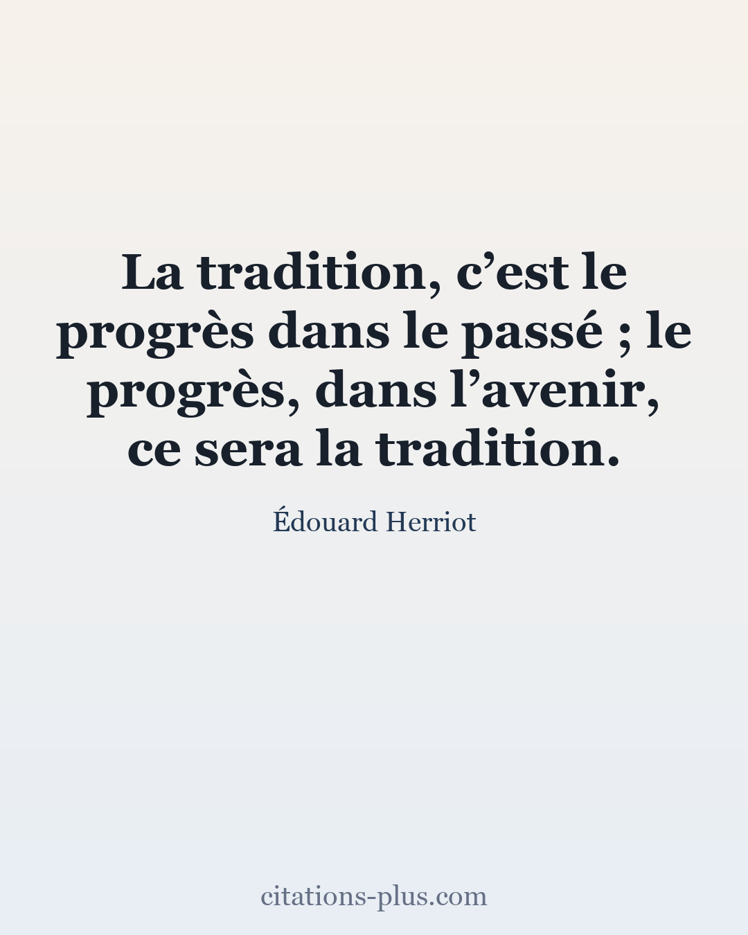 Carte Premium clair — Édouard Herriot