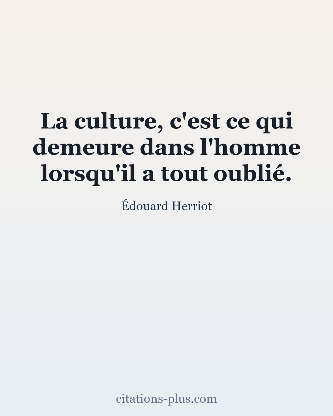 Carte Premium clair — Édouard Herriot