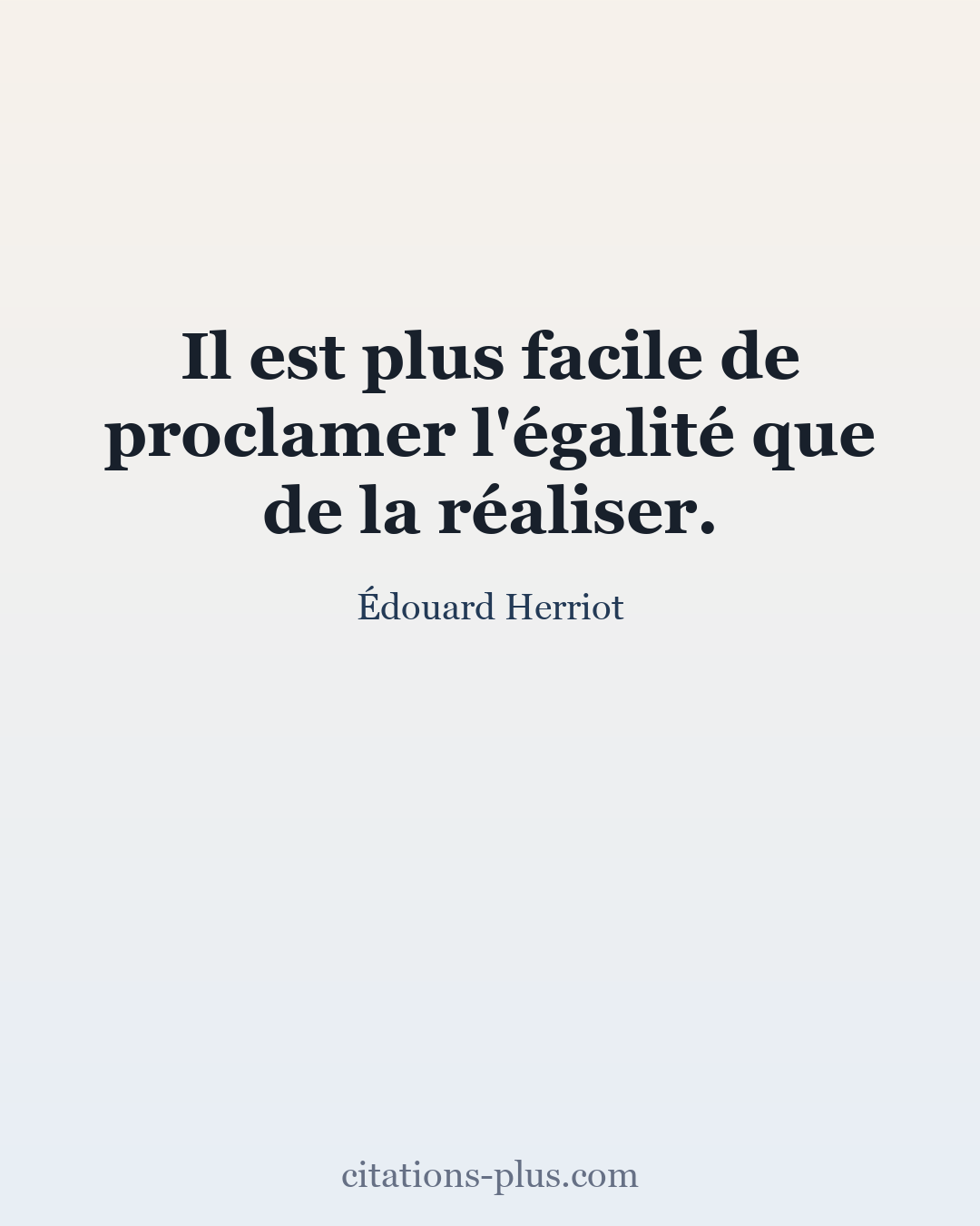 Carte Premium clair — Édouard Herriot