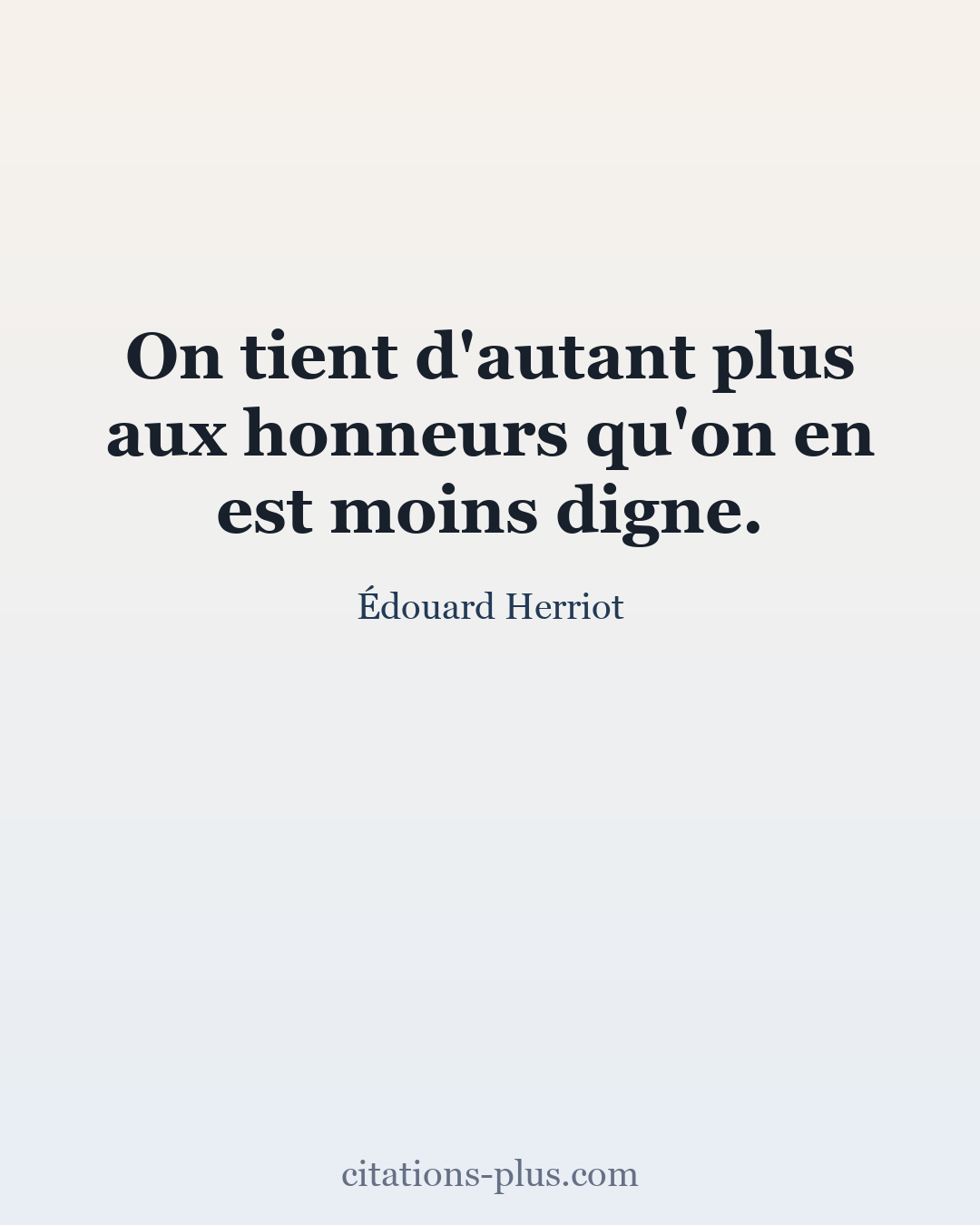 Carte Premium clair — Édouard Herriot