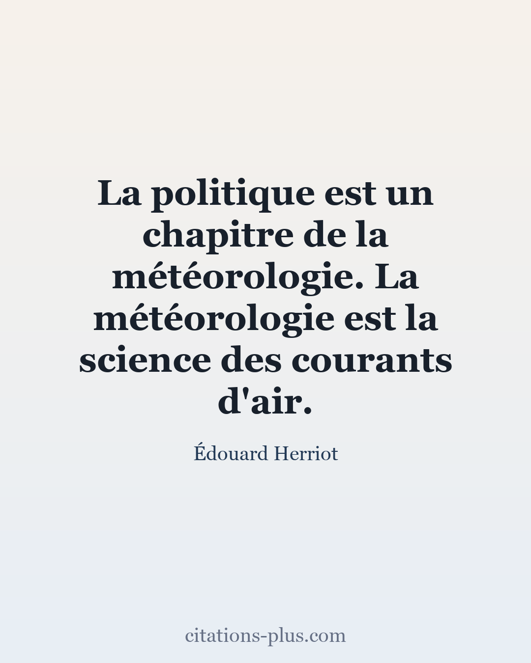 Carte Premium clair — Édouard Herriot