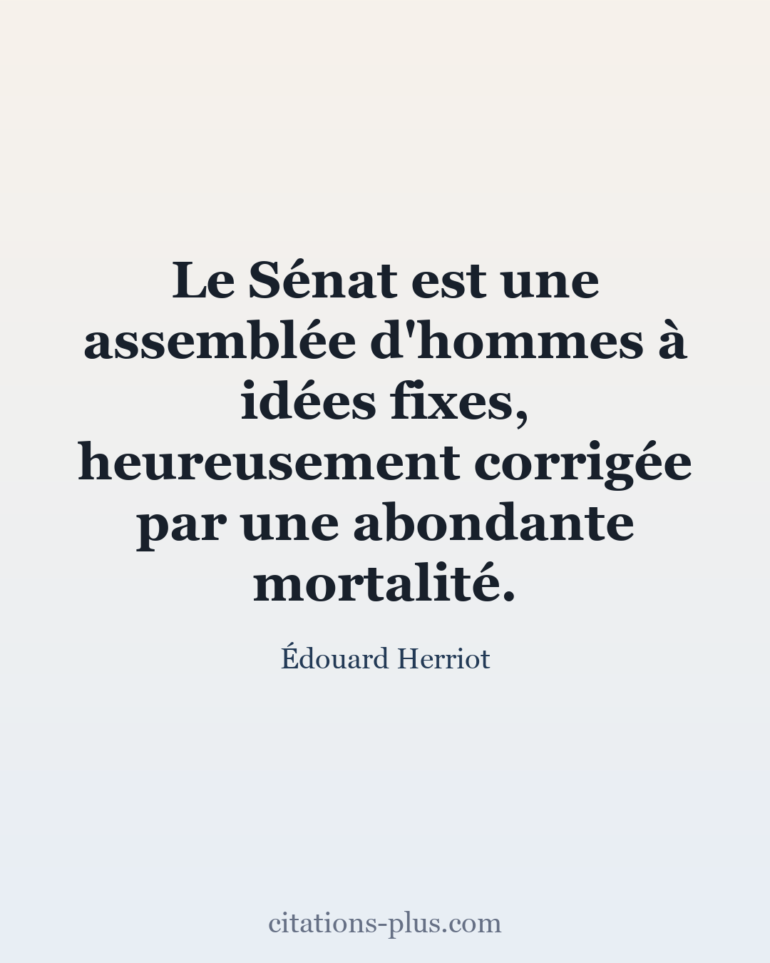 Carte Premium clair — Édouard Herriot