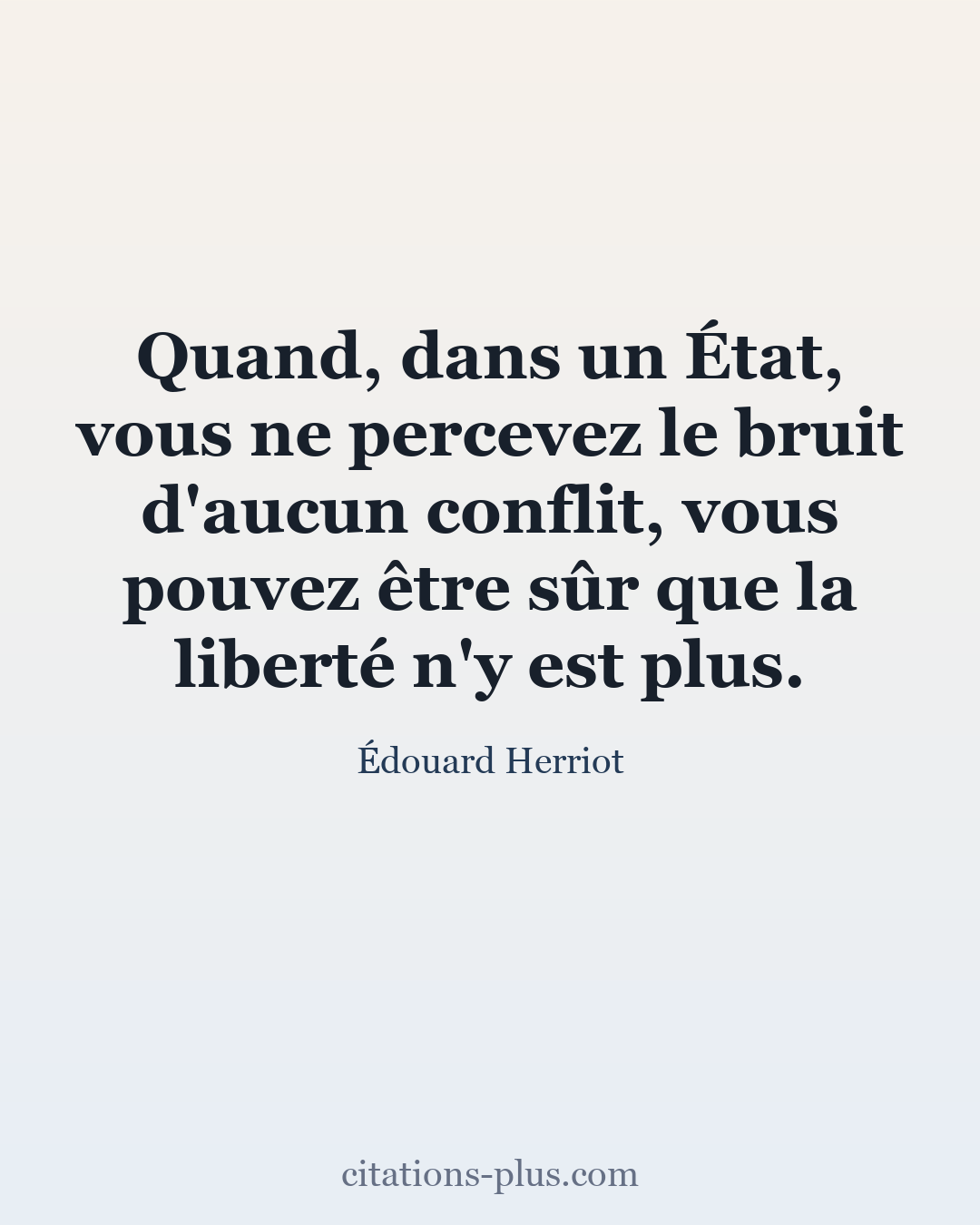 Carte Premium clair — Édouard Herriot