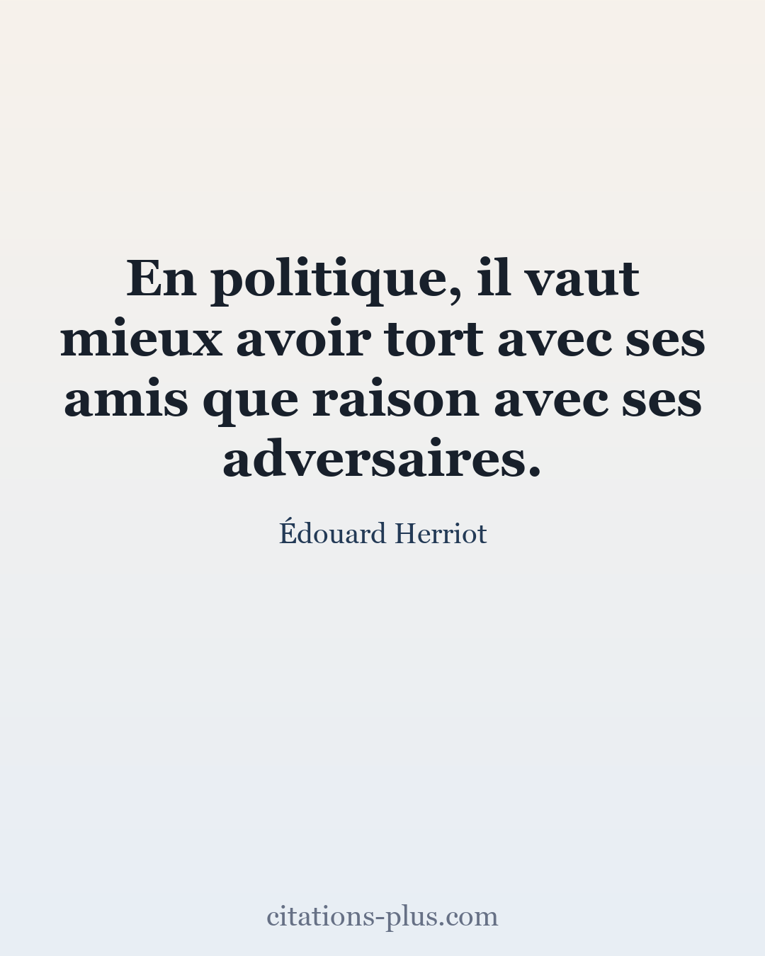 Carte Premium clair — Édouard Herriot