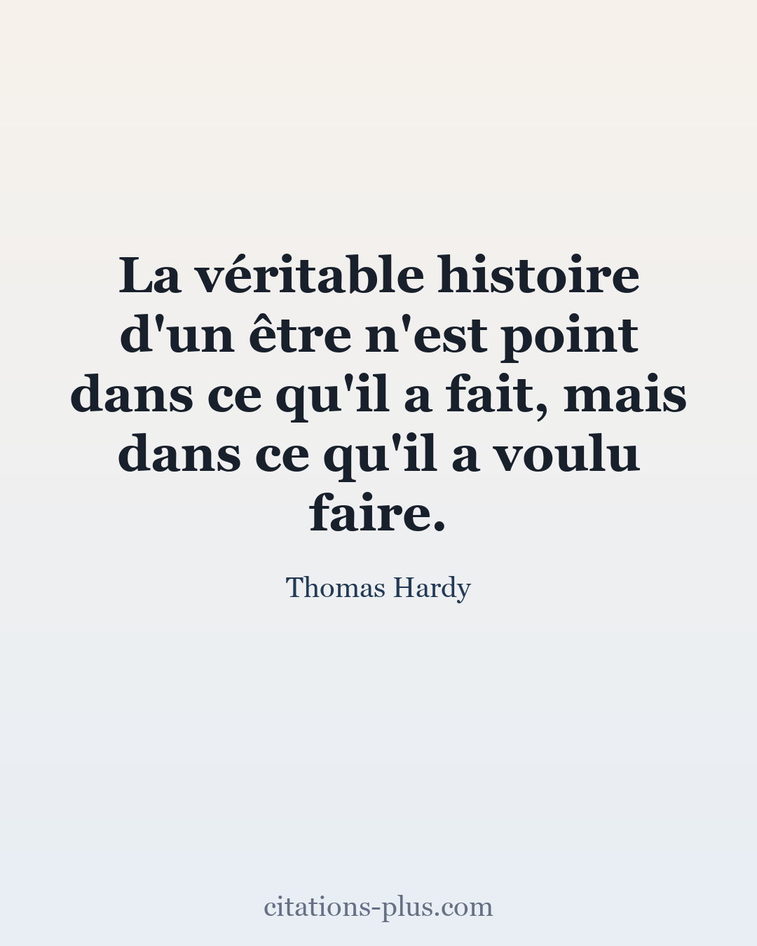 Carte Premium clair — Thomas Hardy