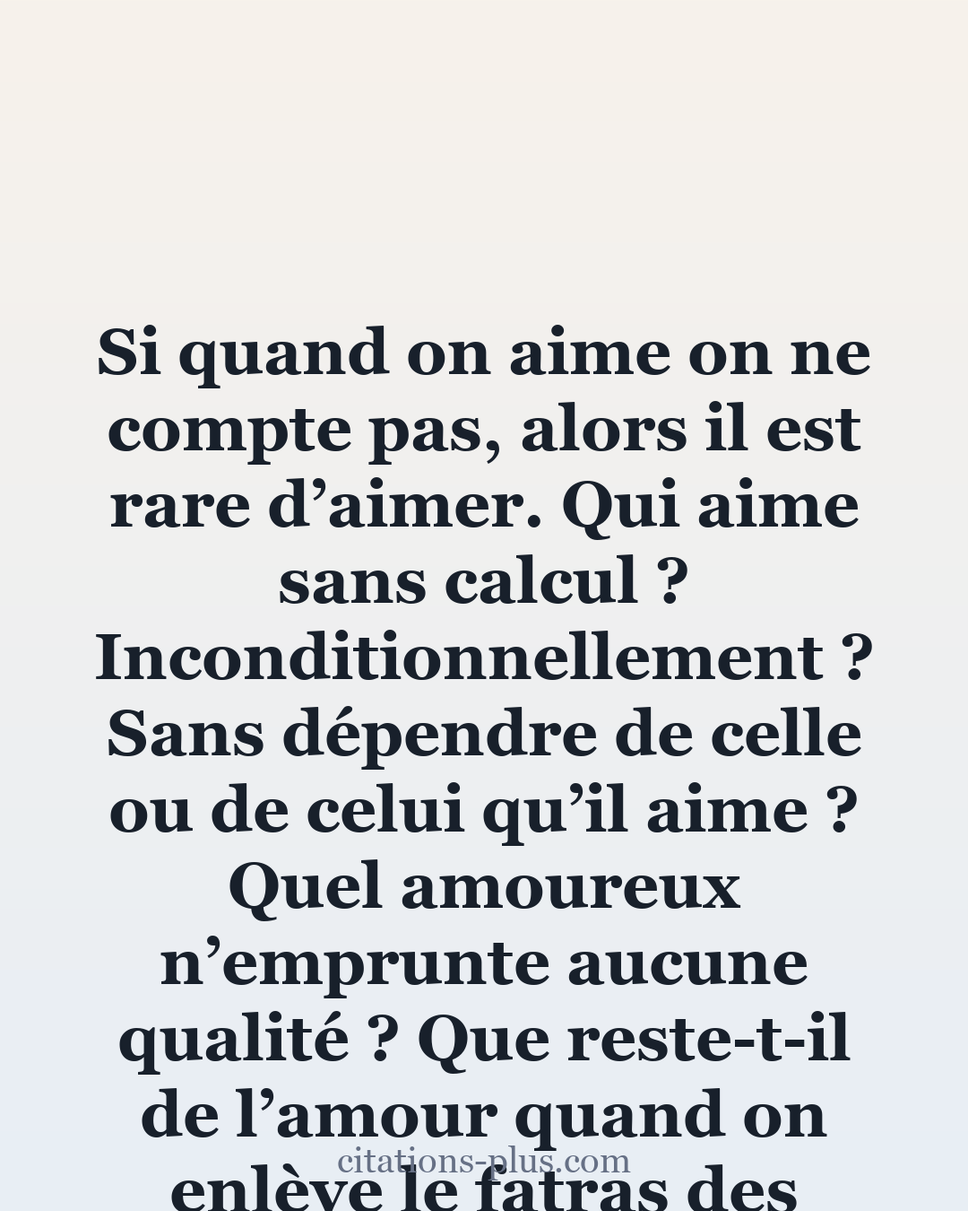 Carte Premium clair — Raphaël Enthoven