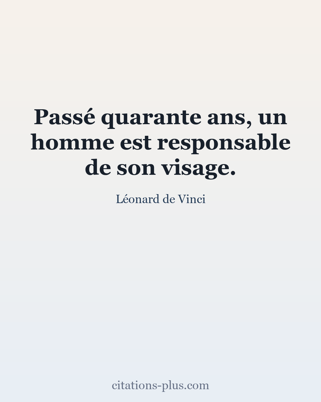 Carte Premium clair — Léonard de Vinci