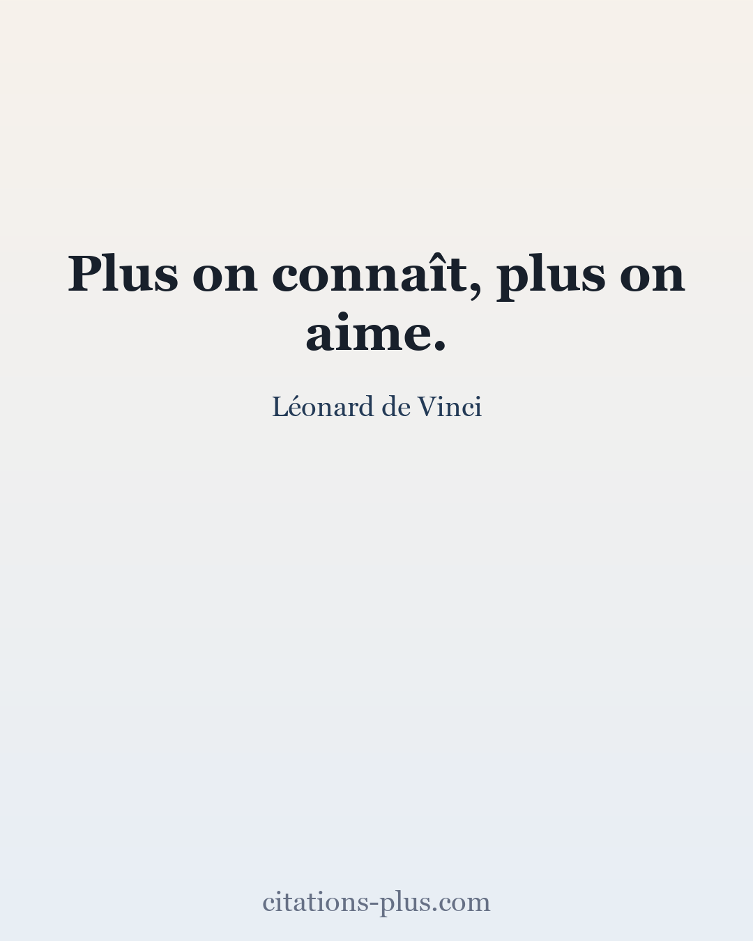 Carte Premium clair — Léonard de Vinci