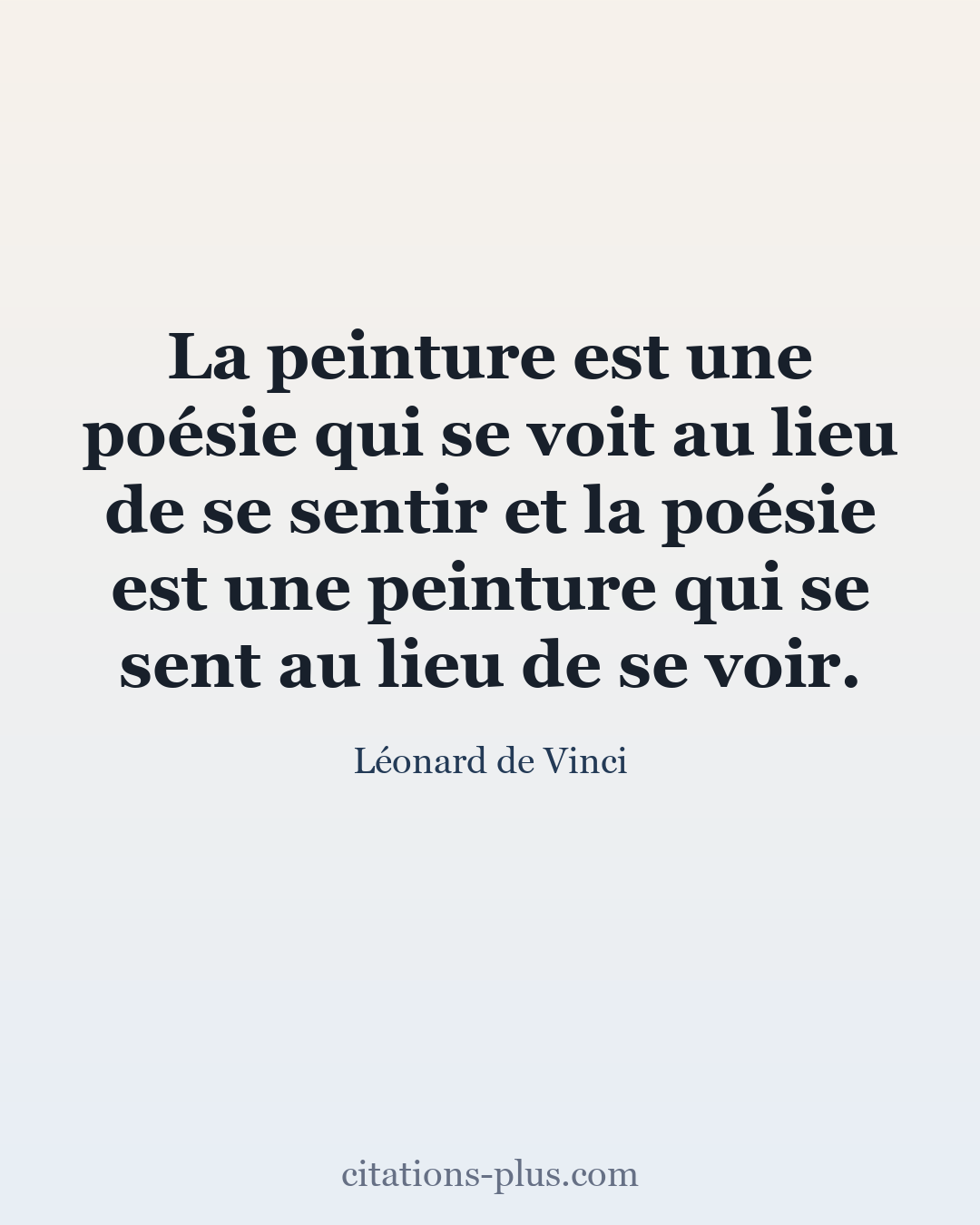 Carte Premium clair — Léonard de Vinci